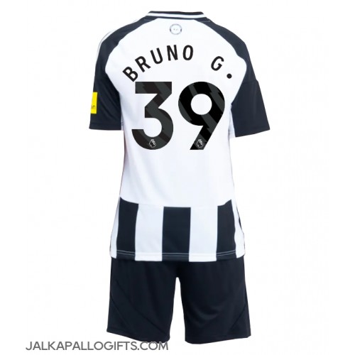 Newcastle United Bruno Guimaraes #39 Koti Peliasu Lasten 2024-25 Lyhythihainen (+ Lyhyet housut)